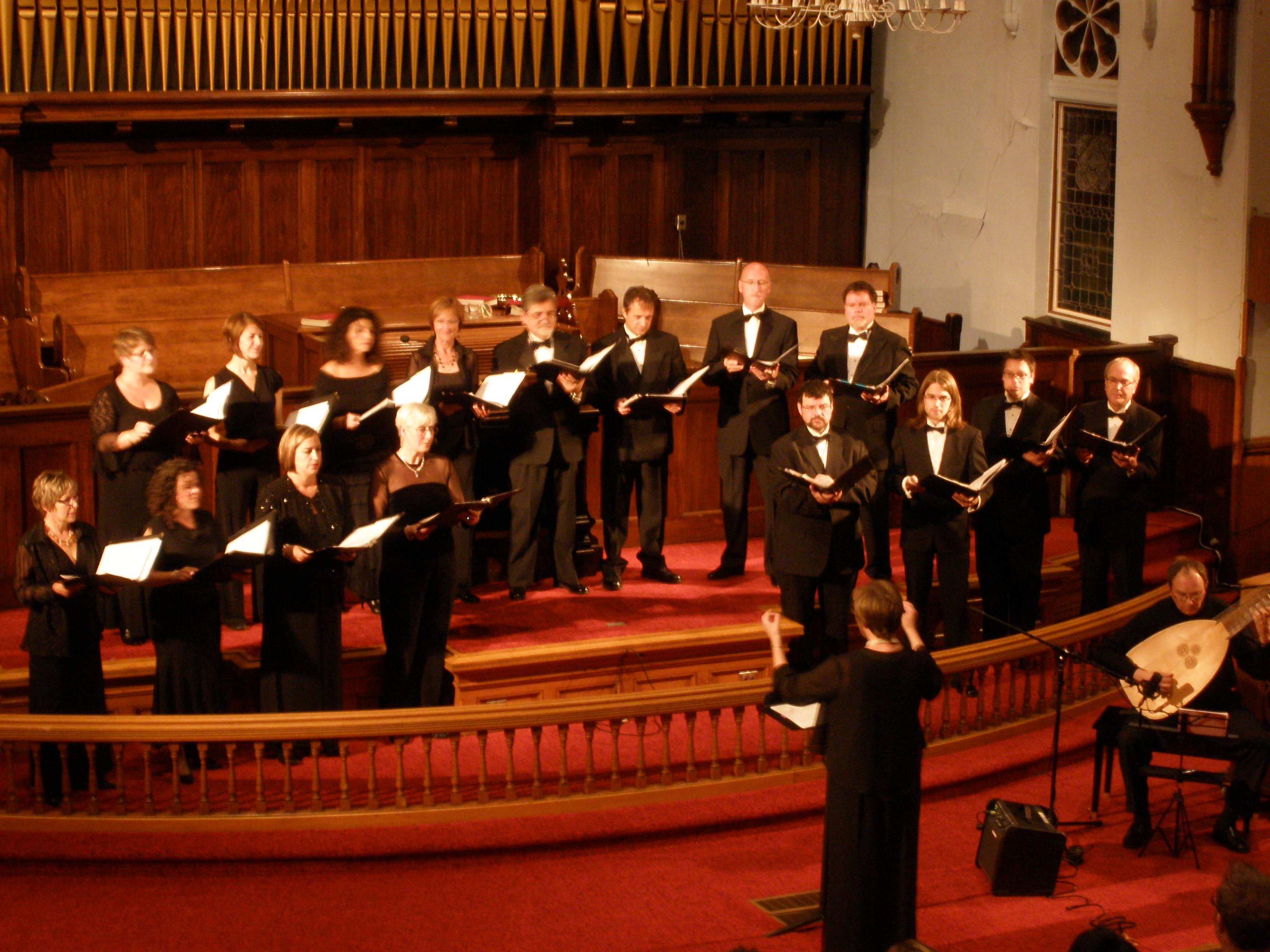 En concert avec le Choeur Louisbourg 2008